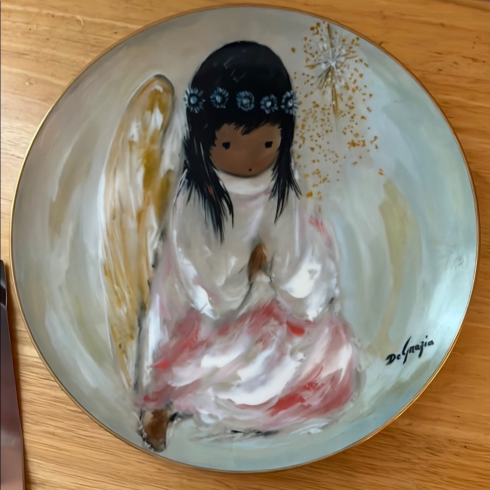 De Grazia 1981 “A Little Prayer- The Christmas Angel” Limited Numbered Plate